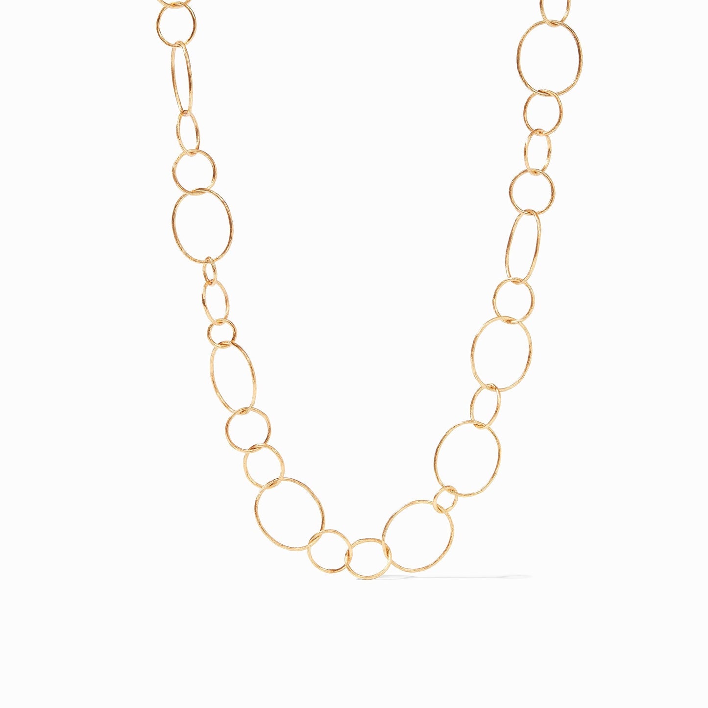 Colette Textured Necklace - thegreatputonmvColette Textured NecklaceColette Textured NecklaceColette Textured NecklaceNecklacesJulie VosthegreatputonmvN014G00Loops of varying sizes with a golden etched finish, perfectly lightweight and delightfully lengthy.GoldOS15065735