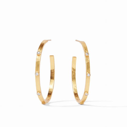 Crescent Stone Hoop - thegreatputonmvCrescent Stone HoopCrescent Stone HoopCrescent Stone HoopEarringsJulie Vos CollectionthegreatputonmvHP036GCZ-LCrescent Stone HoopCubic ZirconiaLarge57097607