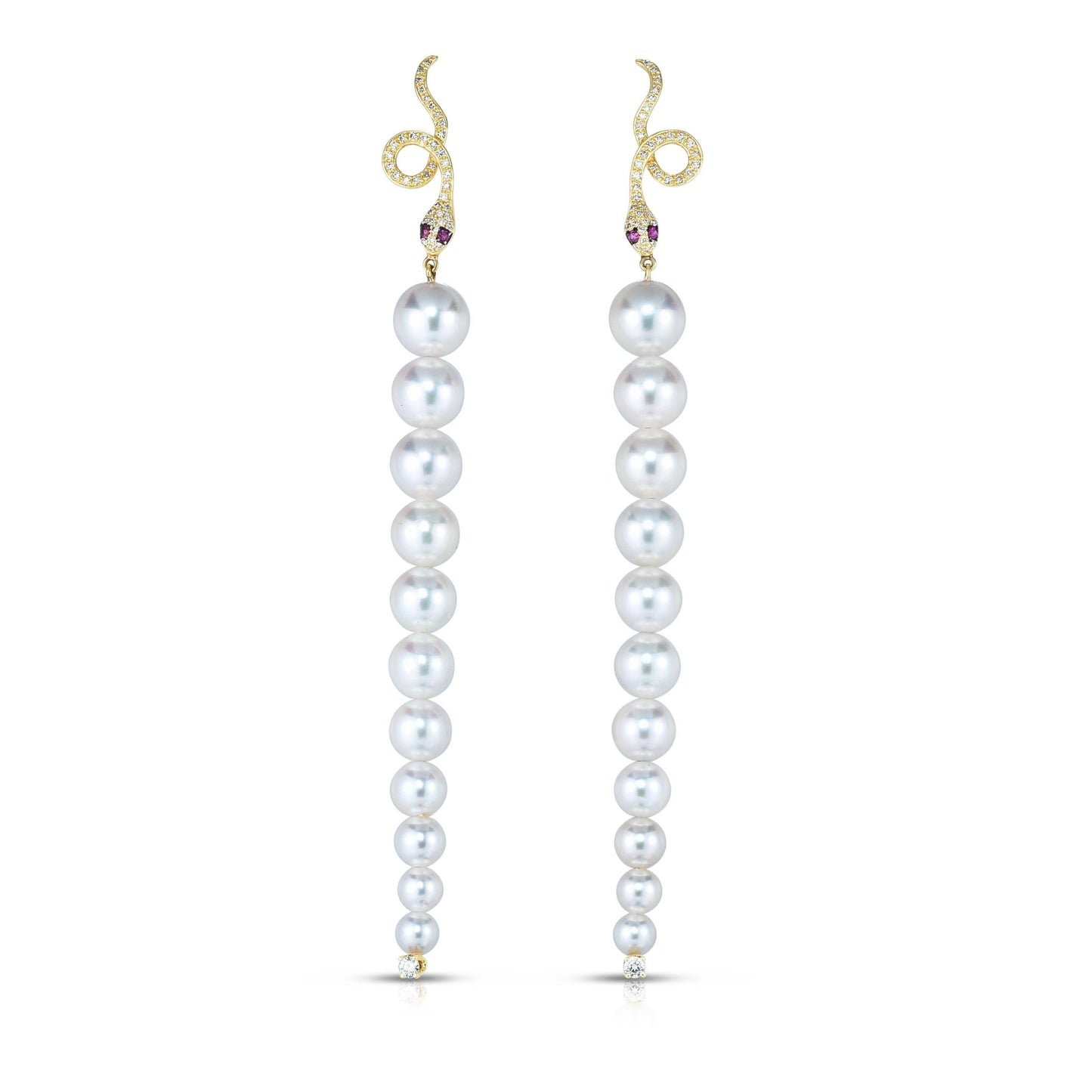 Diamond Snake Pearl Drop Earrings - thegreatputonmvDiamond Snake Pearl Drop EarringsDiamond Snake Pearl Drop EarringsDiamond Snake Pearl Drop EarringsEarringsFern FreemanthegreatputonmvDiamond Snake Pearl Drop Earrings96745095