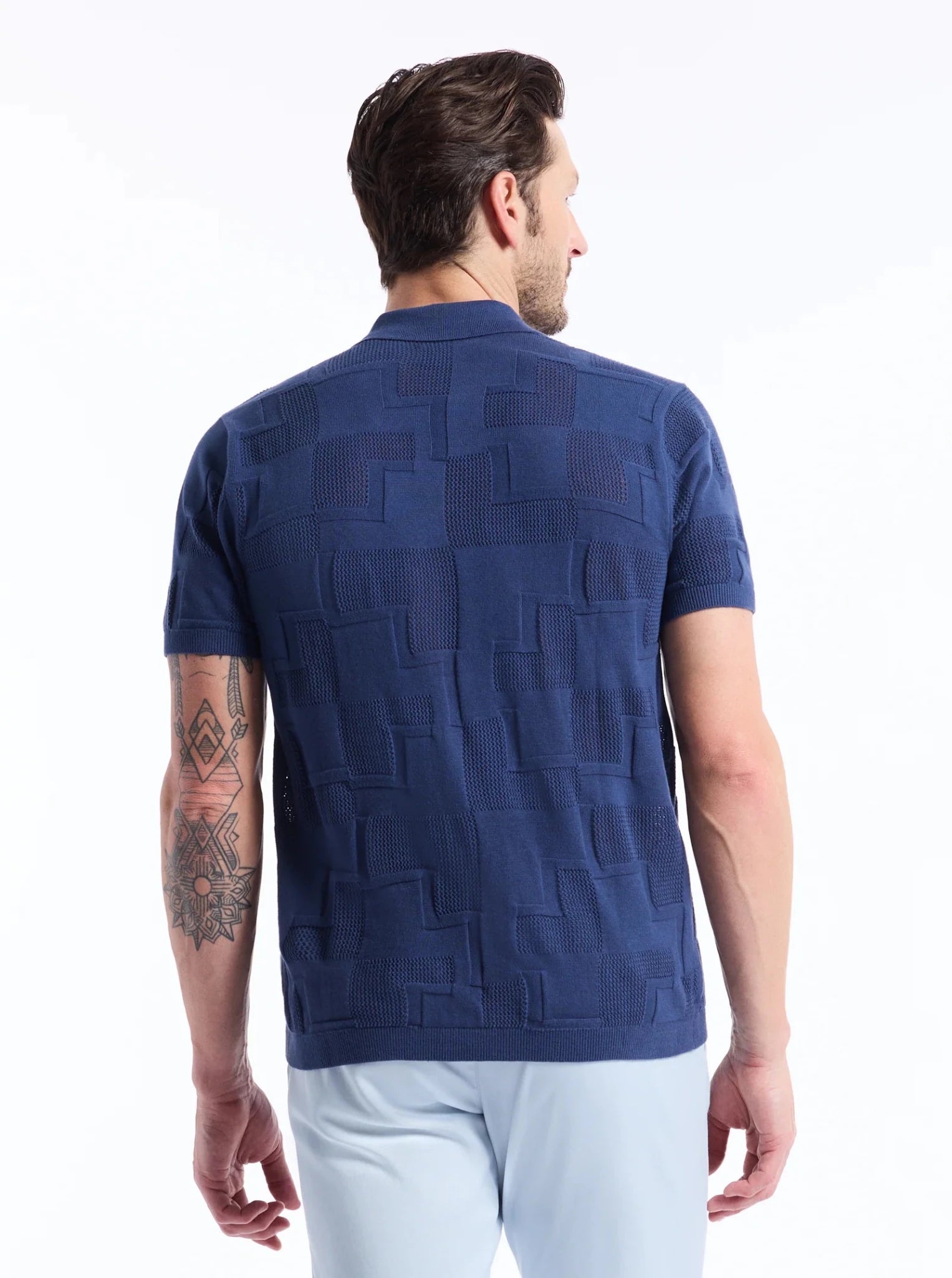 DRAYFORD SHORT SLEEVE SWEATER - thegreatputonmvDRAYFORD SHORT SLEEVE SWEATERDRAYFORD SHORT SLEEVE SWEATERDRAYFORD SHORT SLEEVE SWEATERmens sweaterRobert GrahamthegreatputonmvS26845-410DRAYFORD SHORT SLEEVE SWEATERMNAVY75670044