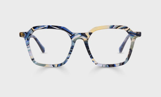 Four Square - thegreatputonmvFour SquareFour SquareFour SquareGlassesEyebobsthegreatputonmv3445Four Square10 - Blue pattern layer Front and Temples1.50