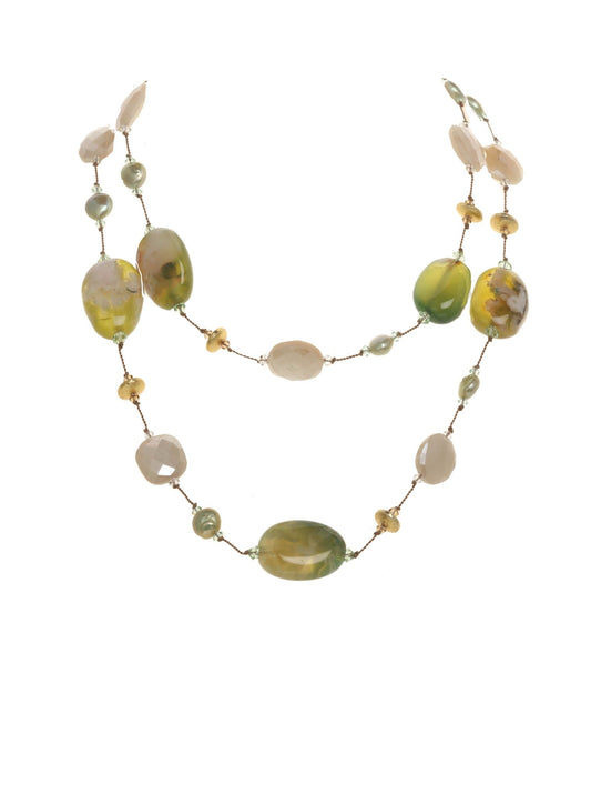 Green blossom agate, coin pearl, moonstone, vermeil rondelle - thegreatputonmvGreen blossom agate, coin pearl, moonstone, vermeil rondelleGreen blossom agate, coin pearl, moonstone, vermeil rondelleGreen blossom agate, coin pearl, moonstone, vermeil rondelleNecklaceMargo MorrisonthegreatputonmvLN - 2334Green blossom agate, coin pearl, moonstone, vermeil rondelle98466439