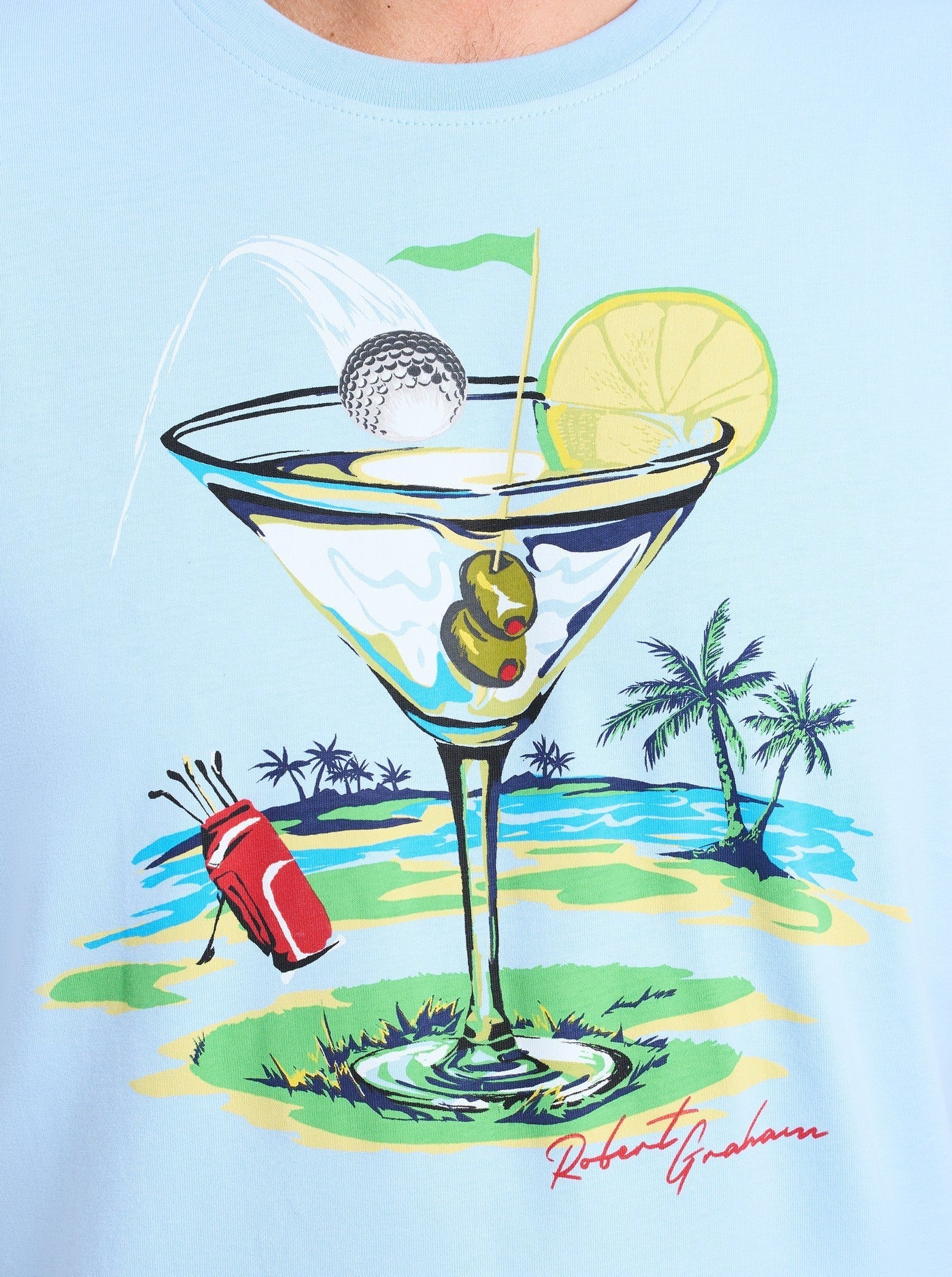HOLE IN FUN SHORT SLEEVE T - SHIRT - thegreatputonmvHOLE IN FUN SHORT SLEEVE T - SHIRTHOLE IN FUN SHORT SLEEVE T - SHIRTHOLE IN FUN SHORT SLEEVE T - SHIRTMen's ShirtRobert GrahamthegreatputonmvS26724-450HOLE IN FUN SHORT SLEEVE T - SHIRTMLight Blue62300700