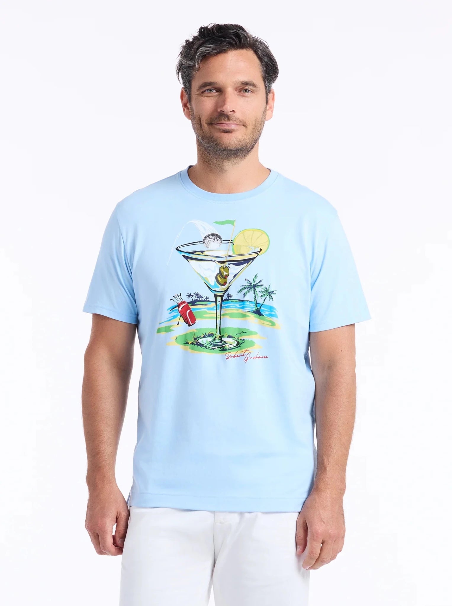 HOLE IN FUN SHORT SLEEVE T - SHIRT - thegreatputonmvHOLE IN FUN SHORT SLEEVE T - SHIRTHOLE IN FUN SHORT SLEEVE T - SHIRTHOLE IN FUN SHORT SLEEVE T - SHIRTMen's ShirtRobert GrahamthegreatputonmvS26724-450HOLE IN FUN SHORT SLEEVE T - SHIRTMLight Blue62300700