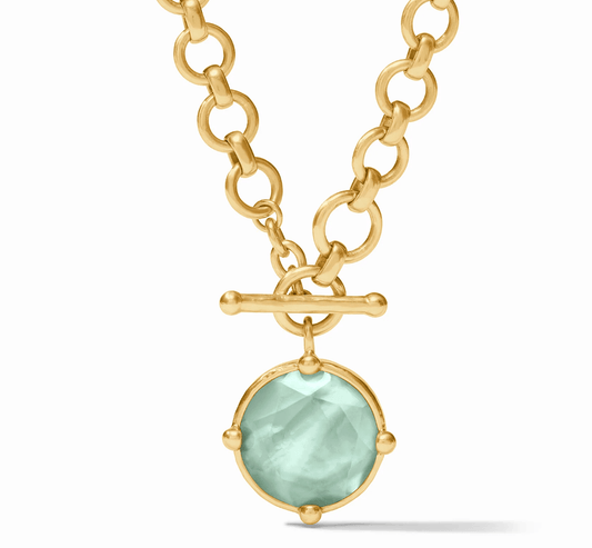 Honeybee Demi Necklace - thegreatputonmvHoneybee Demi NecklaceHoneybee Demi NecklaceHoneybee Demi NecklaceNecklaceJulie VosthegreatputonmvN471GIBQ00Honeybee Demi NecklaceGold - Iridescent Aquamarine BlueOS