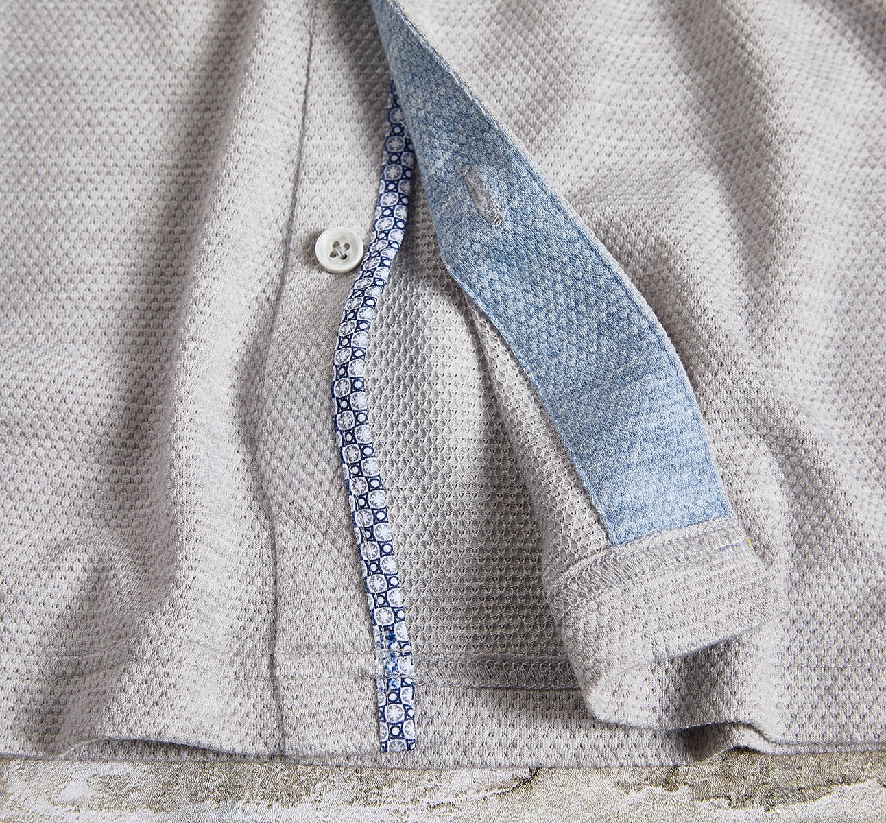 Honeycomb Knit Button Front Shirt - thegreatputonmvHoneycomb Knit Button Front ShirtHoneycomb Knit Button Front ShirtHoneycomb Knit Button Front ShirtT - SHIRTNICOBYthegreatputonmvNC26S45412Honeycomb Knit Button Front ShirtMSky