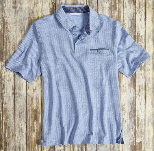 Jacquard Pattern Polo - thegreatputonmvJacquard Pattern PoloJacquard Pattern PoloJacquard Pattern PoloT - SHIRTNICOBYthegreatputonmvNC26S09308Jacquard Pattern PoloMBlue