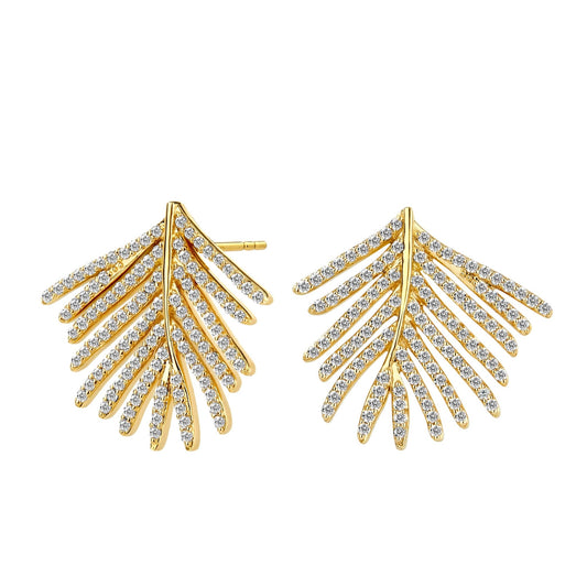 Jardin Palm Leaf Diamond Earrings - thegreatputonmvJardin Palm Leaf Diamond EarringsJardin Palm Leaf Diamond EarringsJardin Palm Leaf Diamond EarringsEarringsSynathegreatputonmvE50902CDIAJardin Palm Leaf Diamond Earrings00735367