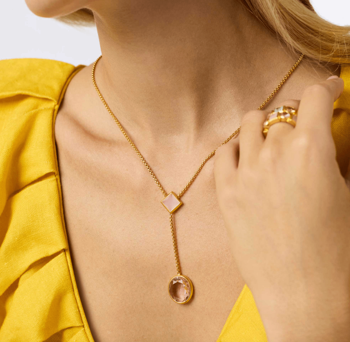 Jolie Lariat Necklace - thegreatputonmvJolie Lariat NecklaceJolie Lariat NecklaceJolie Lariat NecklaceNeckaceJulie VosthegreatputonmvN618GML00Jolie Lariat Necklacemulti - stone
