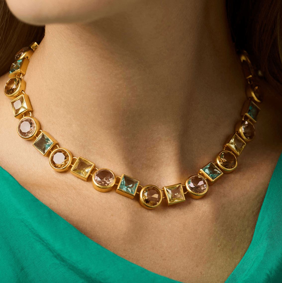 Jolie Tennis Necklace - thegreatputonmvJolie Tennis NecklaceJolie Tennis NecklaceJolie Tennis NecklaceNeckaceJulie VosthegreatputonmvN620GML00Jolie Tennis Necklacemulti - stone