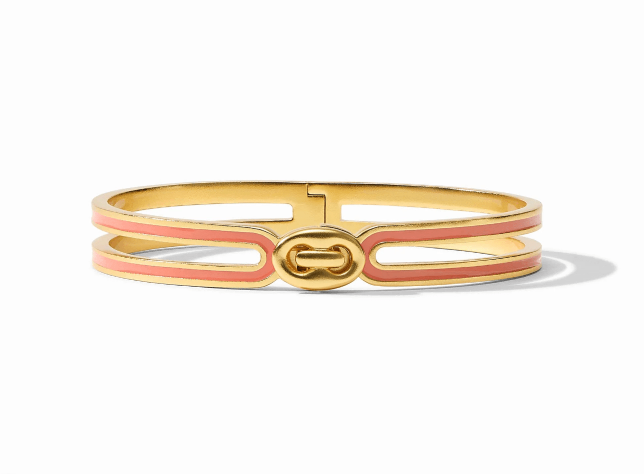 Laguna Enamel Hinge Bangle - thegreatputonmvLaguna Enamel Hinge BangleLaguna Enamel Hinge BangleLaguna Enamel Hinge BangleBANGLEJulie VosthegreatputonmvBG350GEMN00Laguna Enamel Hinge Banglemelon