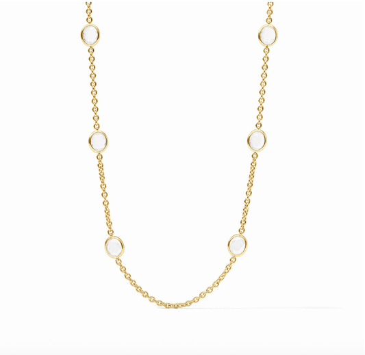 Laguna Stone Station Necklace - thegreatputonmvLaguna Stone Station NecklaceLaguna Stone Station NecklaceLaguna Stone Station NecklaceNecklaceJulie VosthegreatputonmvN631GRC00Laguna Stone Station Necklaceiridescent - clear - crystal