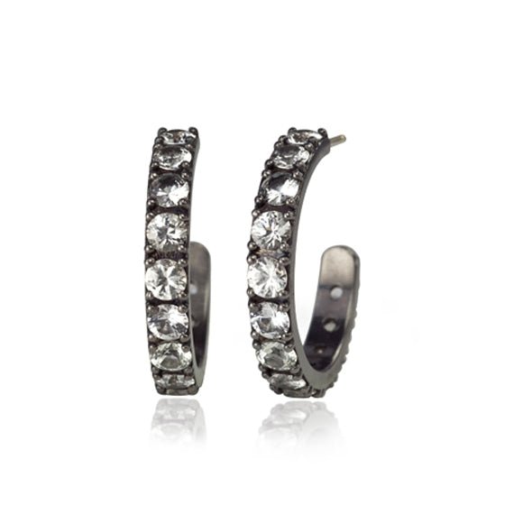Large Ritha Hoops - thegreatputonmvLarge Ritha HoopsLarge Ritha HoopsLarge Ritha HoopsEarrings.925SUNEERAthegreatputonmvLarge Ritha HoopsWhite Sapphires56787335