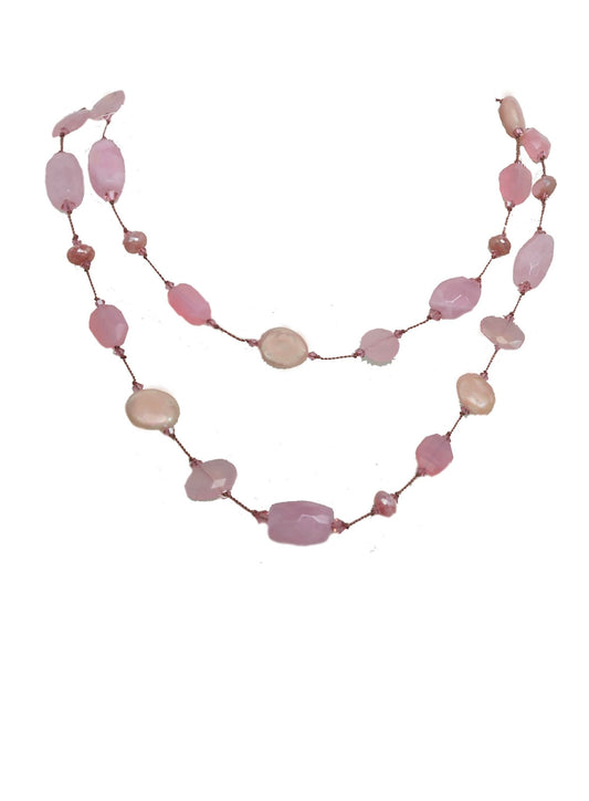 LN - 2416 - thegreatputonmvLN - 2416LN - 2416LN - 2416NecklaceMargo MorrisonthegreatputonmvLN - 2416LN - 2416Pink Chalcedony