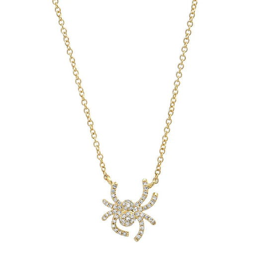 MINI SPIDER NECKLACE - thegreatputonmvMINI SPIDER NECKLACEMINI SPIDER NECKLACEMINI SPIDER NECKLACENecklaceSamira 13thegreatputonmvP - 4003 - YGMINI SPIDER NECKLACE