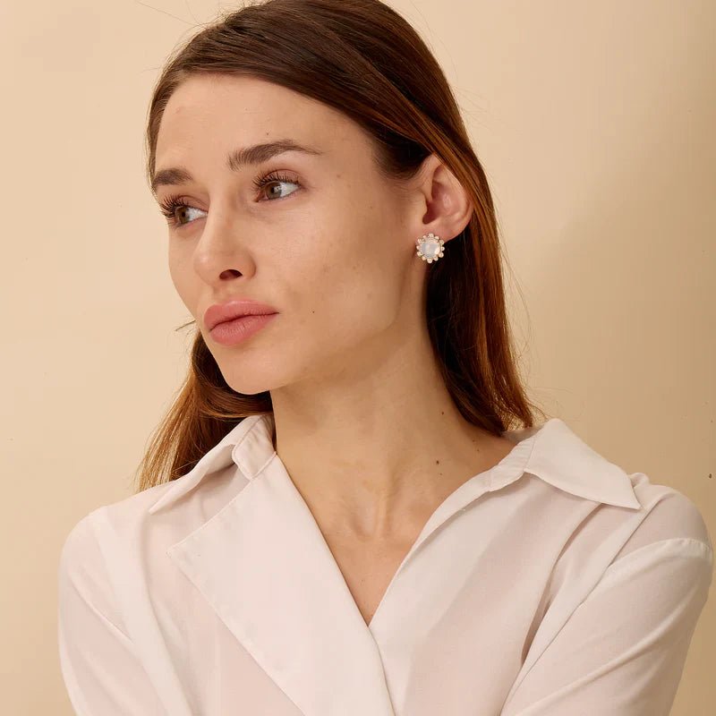 Moon Quartz Earrings - thegreatputonmvMoon Quartz EarringsMoon Quartz EarringsMoon Quartz EarringsEarringsSynathegreatputonmvE55127MQCDIAMoon Quartz Earrings13477255