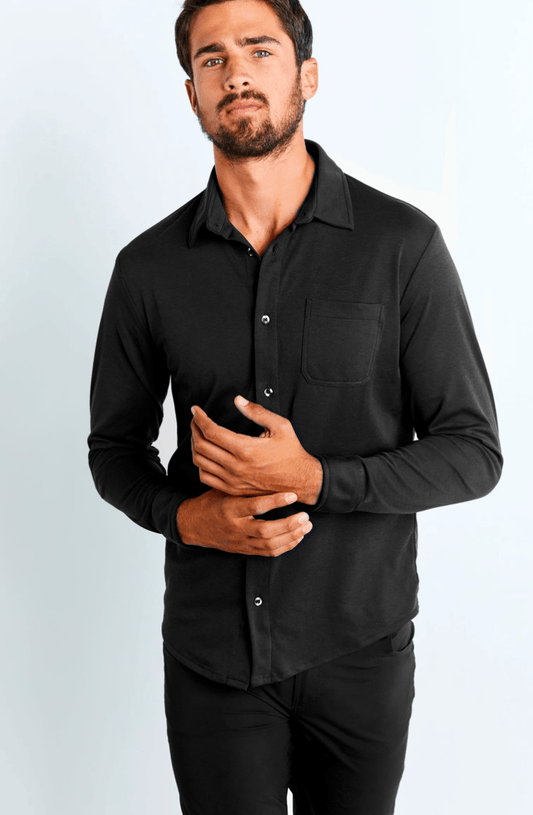 Nick Piquet Button Down Shirt - thegreatputonmvNick Piquet Button Down ShirtNick Piquet Button Down ShirtNick Piquet Button Down ShirtShirtANATOMIEthegreatputonmvAM3202Nick Piquet Button Down ShirtNavySmall