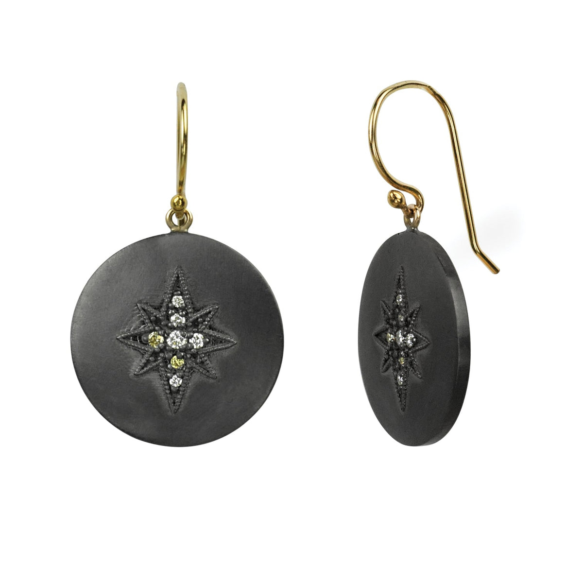 Noor Earrings - thegreatputonmvNoor EarringsNoor EarringsNoor EarringsEarrings.925SUNEERAthegreatputonmvNoor Earrings14K Yellow Gold Ear - WireBlack Rhodium47231879