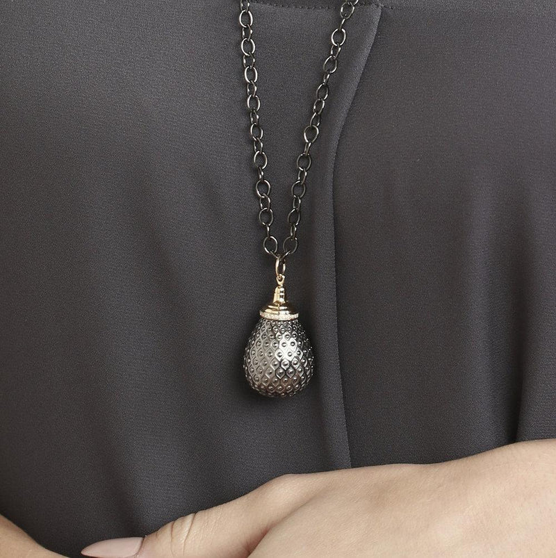 Oxidized Silver Mogul Drop Pendant - thegreatputonmvOxidized Silver Mogul Drop PendantOxidized Silver Mogul Drop PendantOxidized Silver Mogul Drop PendantOxidized Silver Mogul Drop PendantSynathegreatputonmvP50570OSCDIAOxidized Silver Mogul Drop Pendant20965255