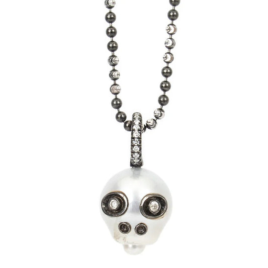 PEARL SKULL NECKLACE - thegreatputonmvPEARL SKULL NECKLACEPEARL SKULL NECKLACEPEARL SKULL NECKLACENecklaceSamira 13thegreatputonmvP - 3068 - NKP - 074 - BGPEARL SKULL NECKLACE
