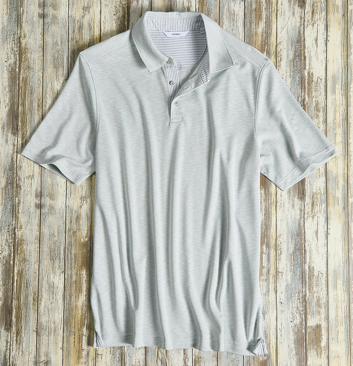 Polynosic Slub Polo - thegreatputonmvPolynosic Slub PoloPolynosic Slub PoloPolynosic Slub PoloT - SHIRTNICOBYthegreatputonmvNC26S05009Polynosic Slub PoloMLT. GRAY
