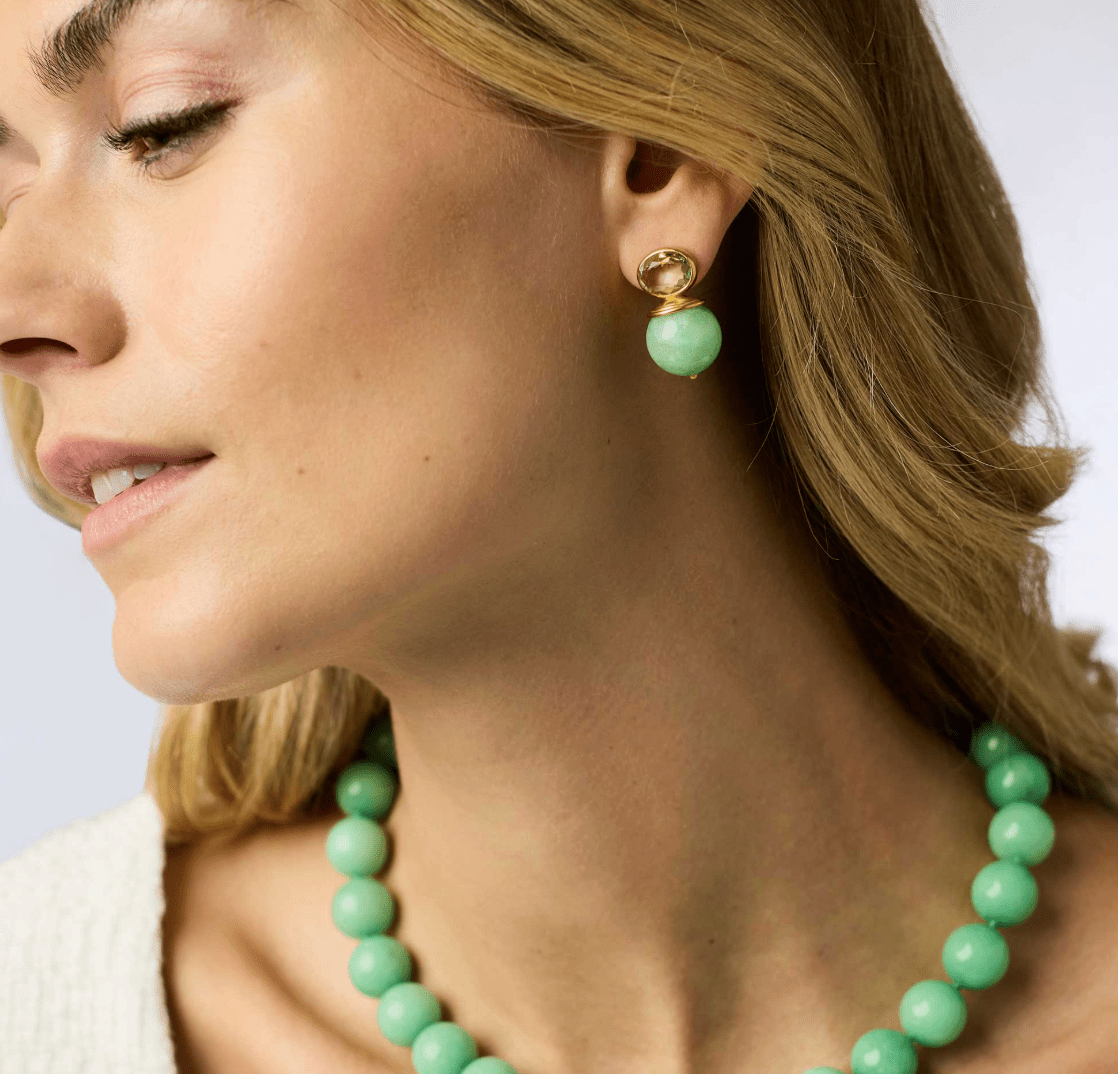 Portofino Earring - thegreatputonmvPortofino EarringPortofino EarringPortofino EarringEarringJulie VosthegreatputonmvER1094GWJ00Portofino Earringwhite - jade