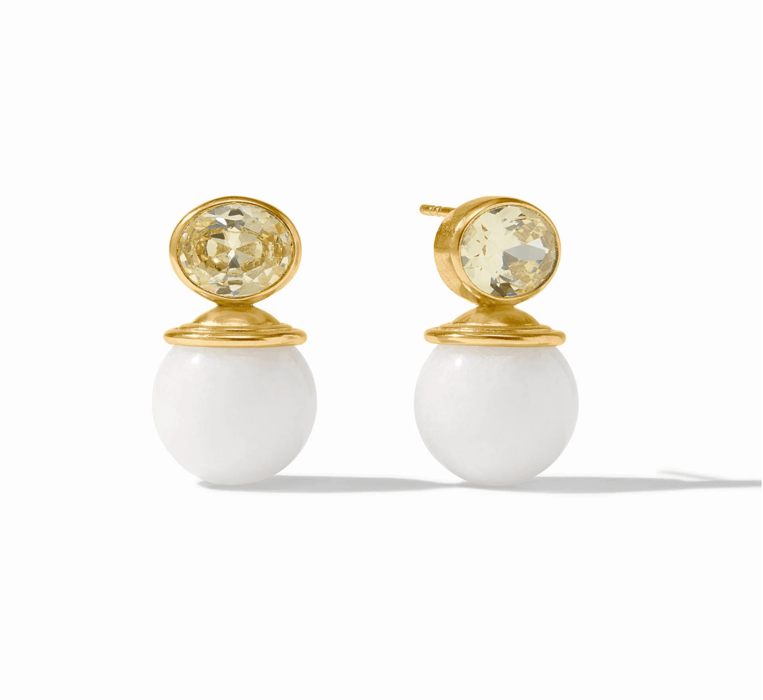 Portofino Earring - thegreatputonmvPortofino EarringPortofino EarringPortofino EarringEarringJulie VosthegreatputonmvER1094GWJ00Portofino Earringwhite - jade
