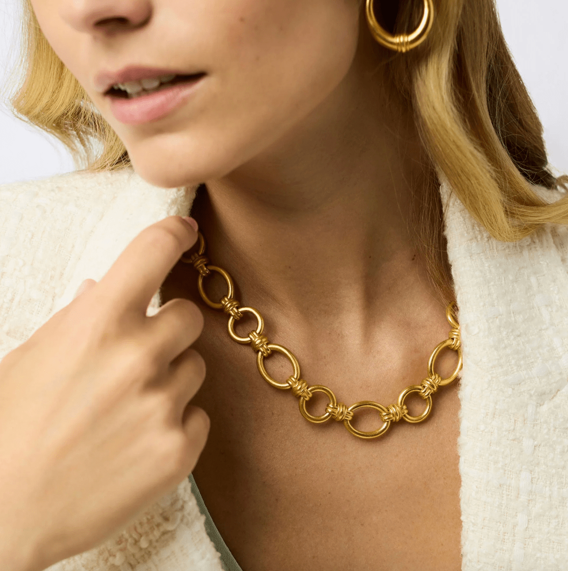 Portofino Link Necklace - thegreatputonmvPortofino Link NecklacePortofino Link NecklacePortofino Link NecklaceNecklaceJulie VosthegreatputonmvN623G00Portofino Link Necklace