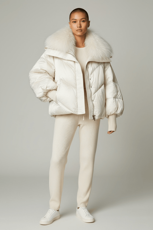 Premium White Goose Down Jacket With Raccoon Fur Trim Winter Coat - thegreatputonmvPremium White Goose Down Jacket With Raccoon Fur Trim Winter CoatPremium White Goose Down Jacket With Raccoon Fur Trim Winter CoatPremium White Goose Down Jacket With Raccoon Fur Trim Winter CoatJacketDiomithegreatputonmv38334748Premium White Goose Down Jacket With Raccoon Fur Trim Winter CoatS001 WHITE