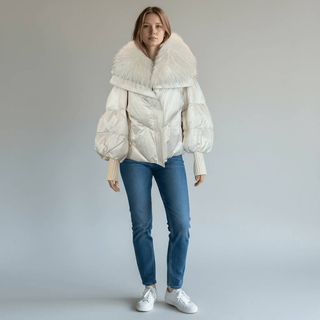 Premium White Goose Down Jacket With Raccoon Fur Trim Winter Coat - thegreatputonmvPremium White Goose Down Jacket With Raccoon Fur Trim Winter CoatPremium White Goose Down Jacket With Raccoon Fur Trim Winter CoatPremium White Goose Down Jacket With Raccoon Fur Trim Winter CoatJacketDiomithegreatputonmv38334748Premium White Goose Down Jacket With Raccoon Fur Trim Winter CoatS001 WHITE