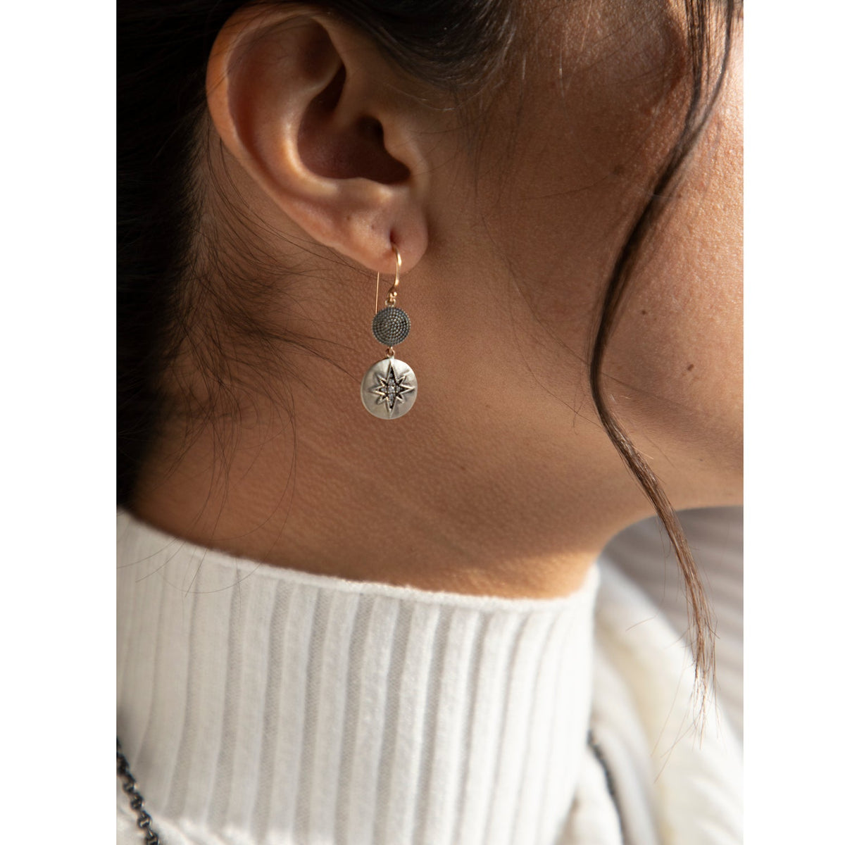 Rigel Earring - thegreatputonmvRigel EarringRigel EarringRigel EarringEarrings.925SUNEERAthegreatputonmvRigel EarringBlack Rhodium40054663