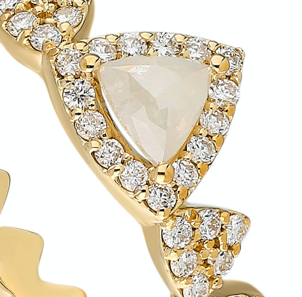 Ring - thegreatputonmvRingRingRingRingsHarikathegreatputonmvHR13314K Yellow gold ring Rose - cut diamond: .40CT White diamond: .34CT Size: 7 Made in Turkey53345159