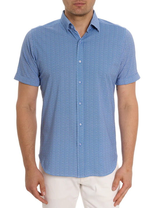 SHULER MOTION SHORT SLEEVE KNIT SHIRT - thegreatputonmvSHULER MOTION SHORT SLEEVE KNIT SHIRTSHULER MOTION SHORT SLEEVE KNIT SHIRTSHULER MOTION SHORT SLEEVE KNIT SHIRTMEN'S S/S SHIRTSRobert GrahamthegreatputonmvMS242005TF-1SHULER MOTION SHORT SLEEVE KNIT SHIRTBlueM