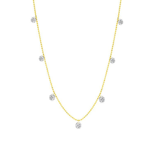 Small Floating Diamond Necklace in Yellow - thegreatputonmvSmall Floating Diamond Necklace in YellowSmall Floating Diamond Necklace in YellowSmall Floating Diamond Necklace in YellowNeckaceGrazielathegreatputonmvN - 1411795YSmall Floating Diamond Necklace in Yellow21646983
