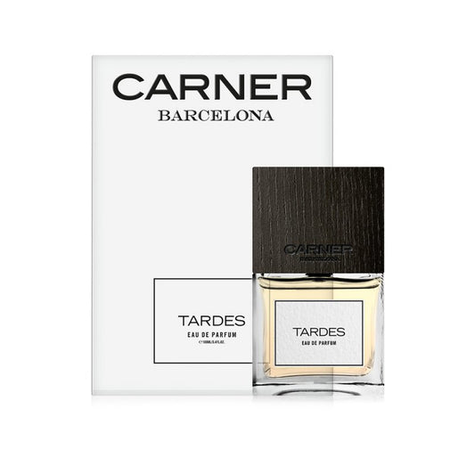 Tardes - thegreatputonmvTardesTardesTardesfragranceCarner BarcelonathegreatputonmvA tribute to the peace and harmony of a late summer afternoon; a fragrance that is pure, serene and enveloping . TOP NOTES Egyptian Geranium, Bulgarian Rose, Rosewood, Almond MID NOTES Virginian Cedar Wood, Celery, Plum BASE NOTES Venezuelan Tonka Bean, Musk, Heliotrope100ML51692935
