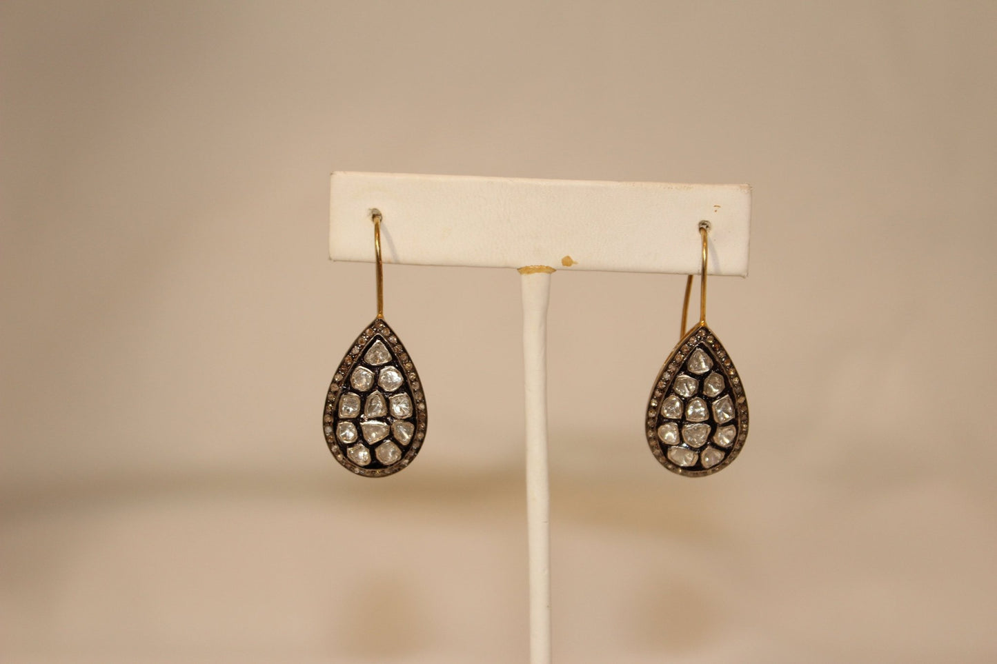 Tear Drop Earrings - thegreatputonmvTear Drop EarringsTear Drop EarringsTear Drop EarringsEarringsGristhegreatputonmvE06Rose cut and pave diamond tear drop earrings Sourced from India20804231