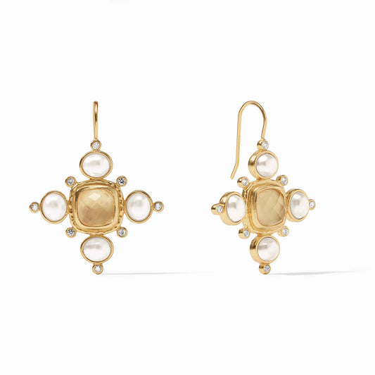 Tudor Earring - thegreatputonmvTudor EarringTudor EarringTudor EarringEarringsJulie VosthegreatputonmvER815GICH00A cushion cut gemstone is set at the center of this showstopping earring, surrounded by CZs and pearls for even more drama.Gold - Iridescent CampagneOS24539783