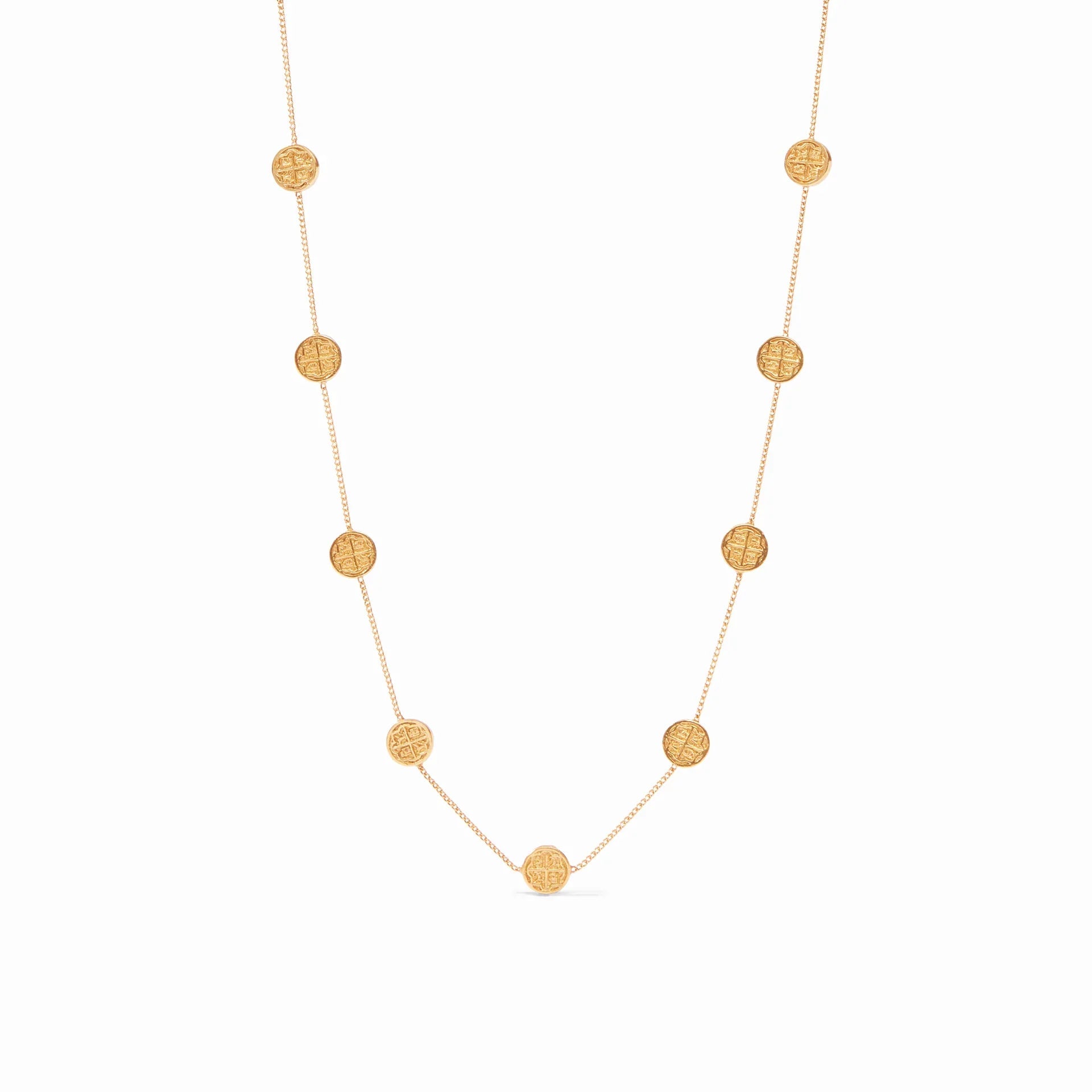 Valencia Delicate Station Necklace - thegreatputonmvValencia Delicate Station NecklaceValencia Delicate Station NecklaceValencia Delicate Station NecklaceNecklaceJulie Vos CollectionthegreatputonmvN286G00Valencia Delicate Station NecklaceGold82368647
