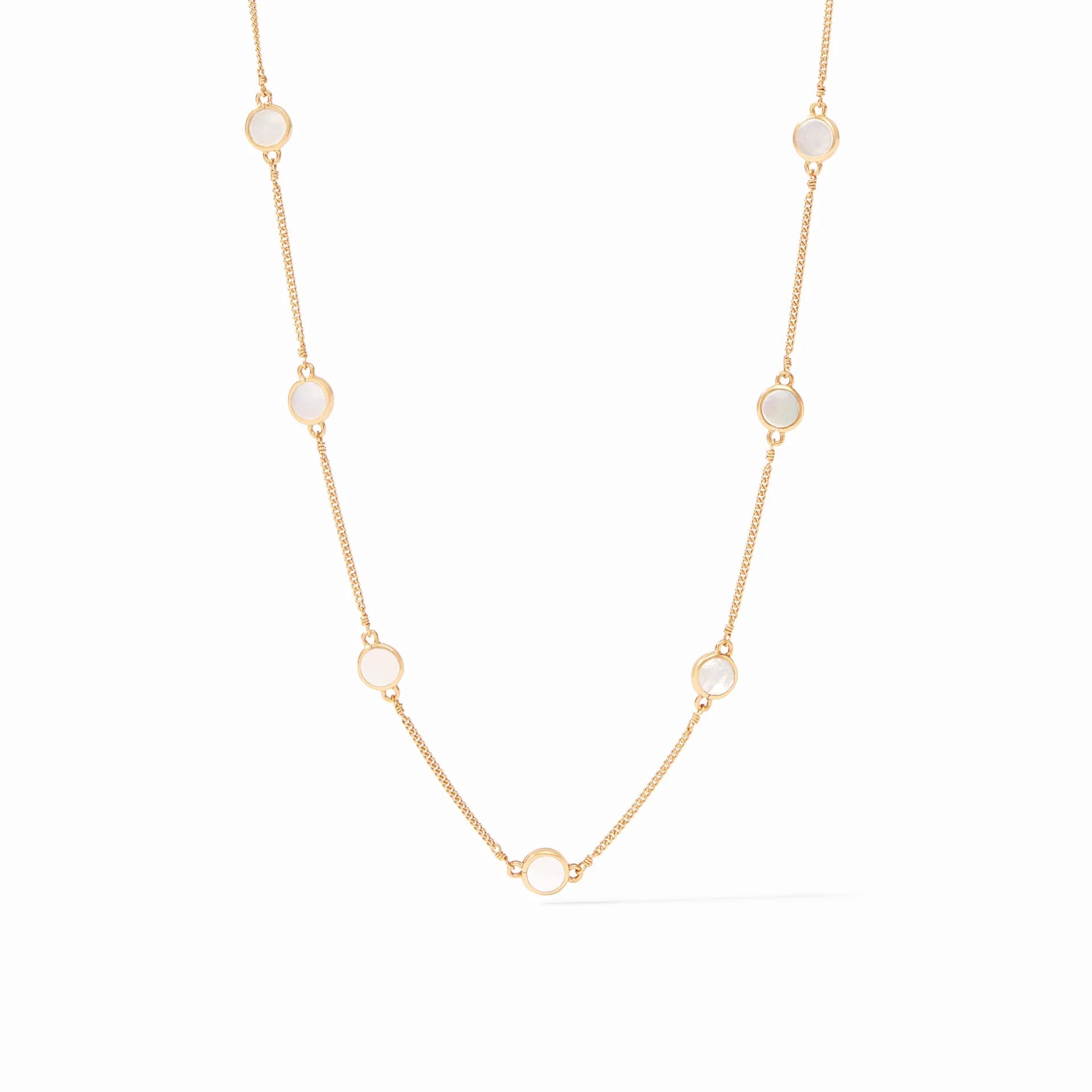 Valencia Delicate Station Necklace - thegreatputonmvValencia Delicate Station NecklaceValencia Delicate Station NecklaceValencia Delicate Station NecklaceNecklaceJulie Vos CollectionthegreatputonmvN287GMPL00Valencia Delicate Station NecklaceMother of Pearl82335879
