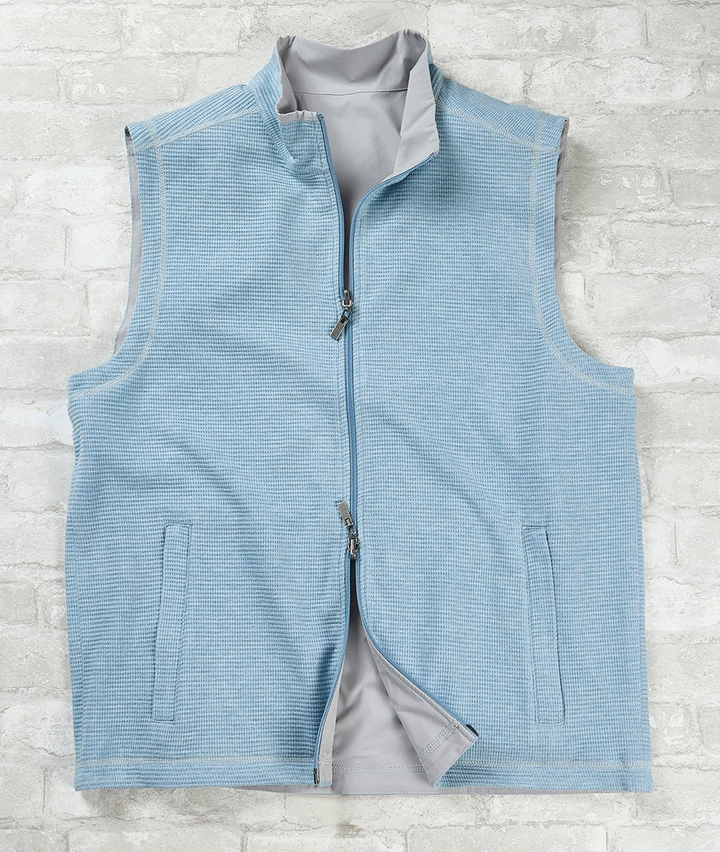 Waffle Full Zip Reversable Vest - thegreatputonmvWaffle Full Zip Reversable VestWaffle Full Zip Reversable VestWaffle Full Zip Reversable VestvestNICOBYthegreatputonmvNC26S04304Waffle Full Zip Reversable VestMBlue