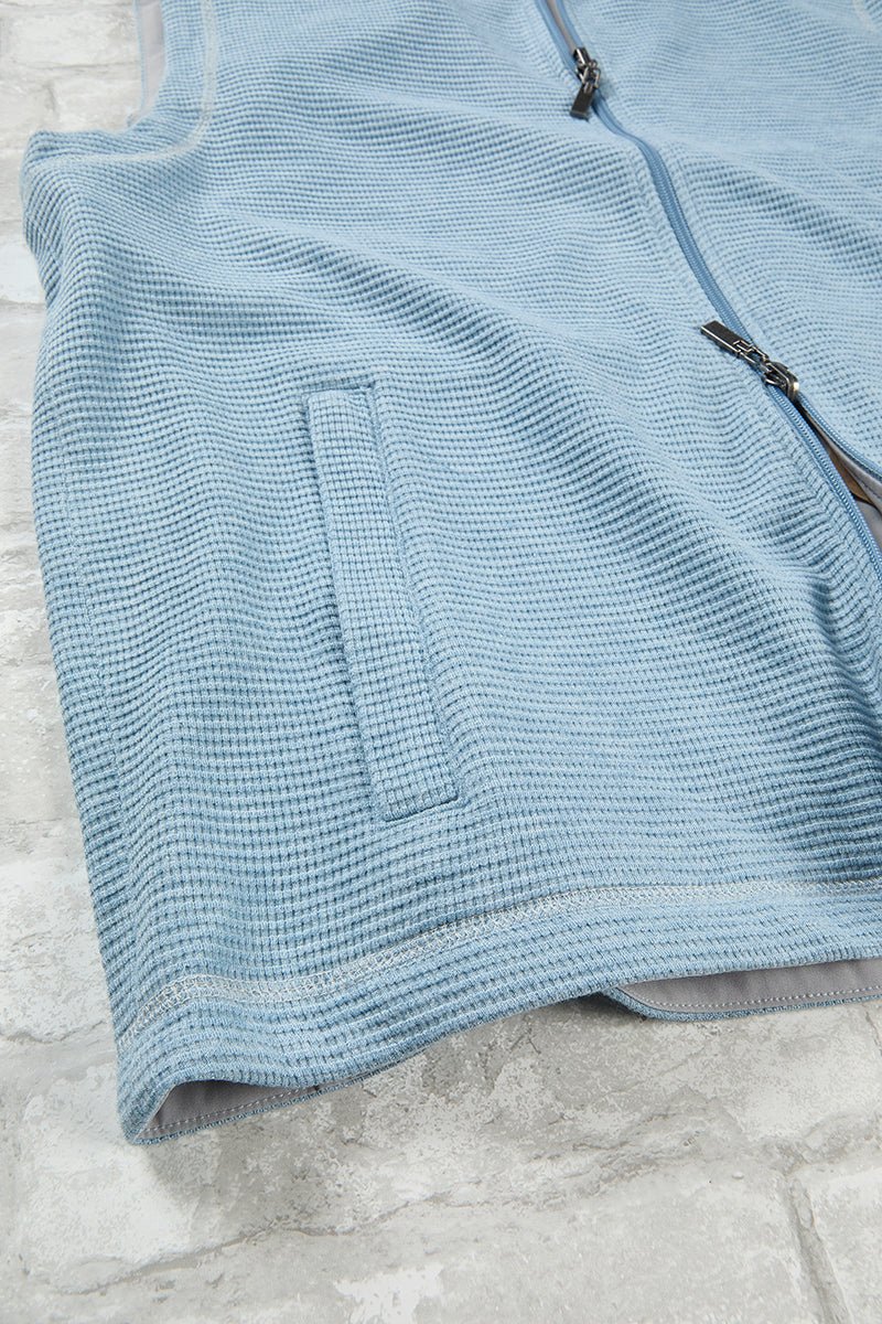 Waffle Full Zip Reversable Vest - thegreatputonmvWaffle Full Zip Reversable VestWaffle Full Zip Reversable VestWaffle Full Zip Reversable VestvestNICOBYthegreatputonmvNC26S04304Waffle Full Zip Reversable VestMBlue