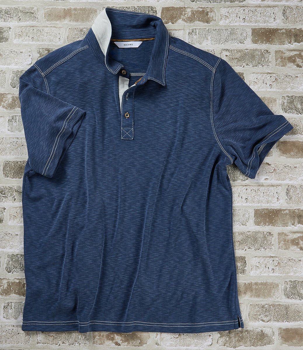 Waffle Polynosic Polo - thegreatputonmvWaffle Polynosic PoloWaffle Polynosic PoloWaffle Polynosic PoloT - SHIRTNICOBYthegreatputonmvNC26S51478Waffle Polynosic PoloMNAVY
