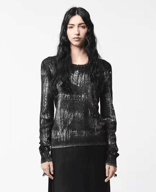 Woman Knitted Pullover - thegreatputonmvWoman Knitted PulloverWoman Knitted PulloverWoman Knitted PulloverPulloverAVANT TOIthegreatputonmv226WD1130CASVLD-HWoman Knitted PulloverXSNero80540956
