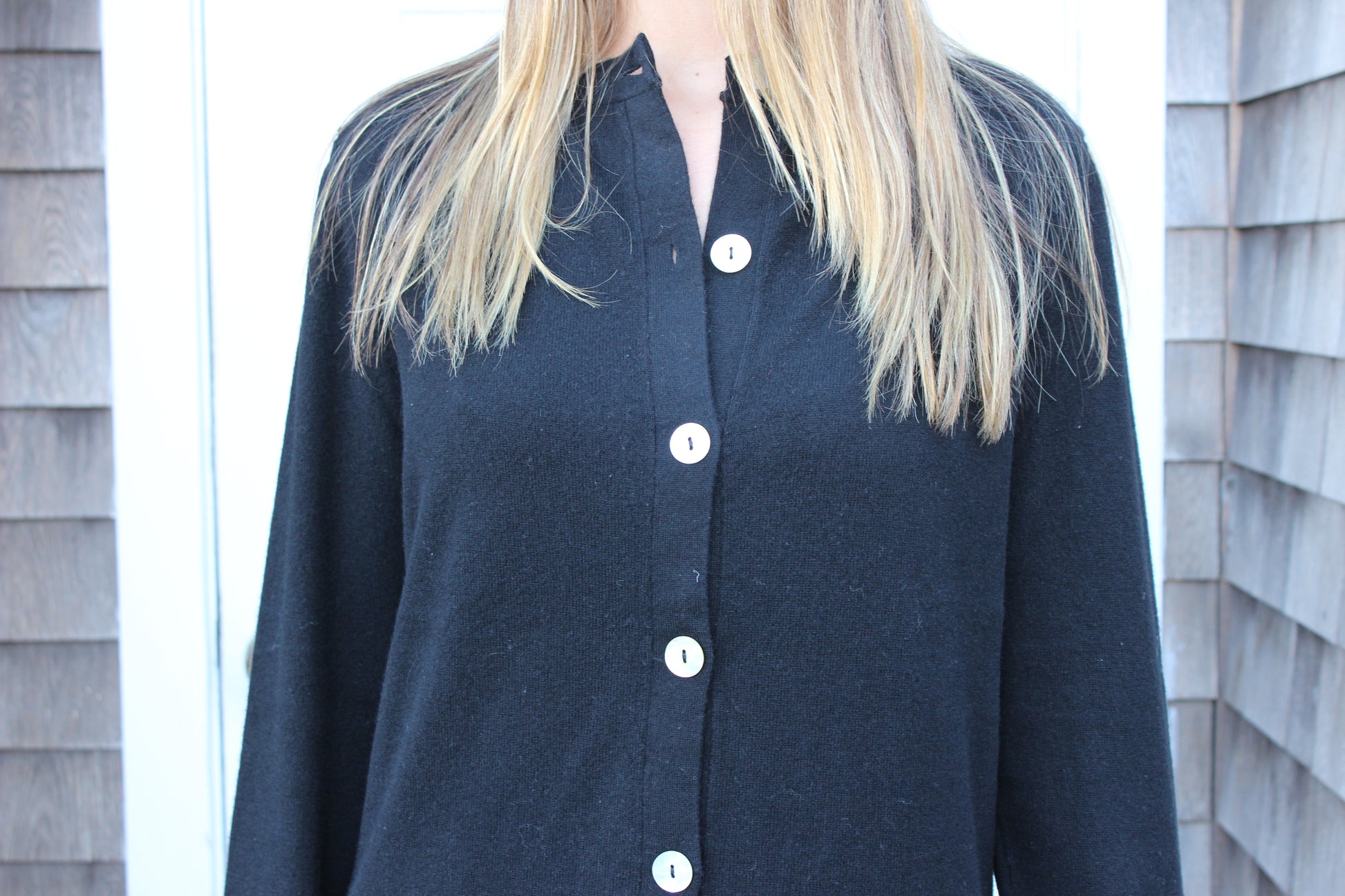 Long sweater button down   100% cashmere  Made in Italy