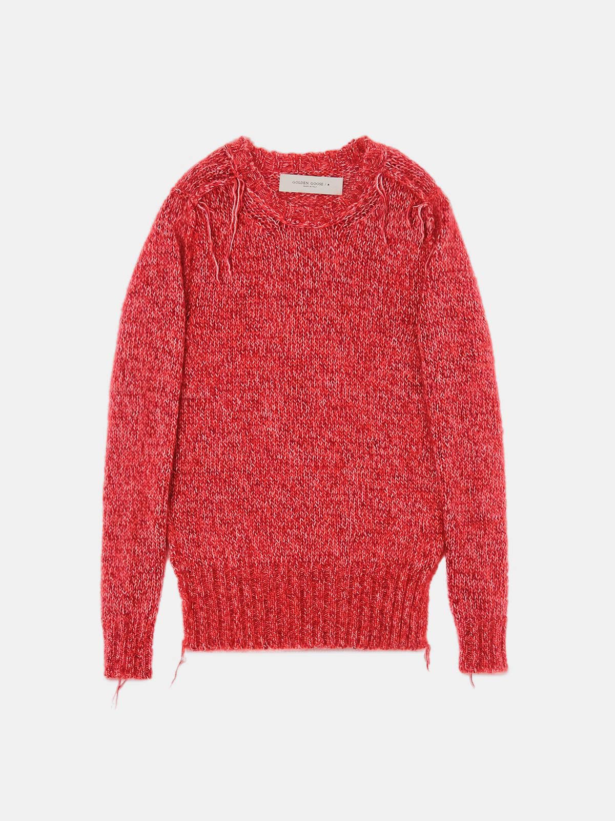 Melange red Annamaria pullover with pin - thegreatputonmvMelange red Annamaria pullover with pinMelange red Annamaria pullover with pinMelange red Annamaria pullover with pinsweaterGolden Goosethegreatputonmv102862Melange red Annamaria pullover with pinS18633401