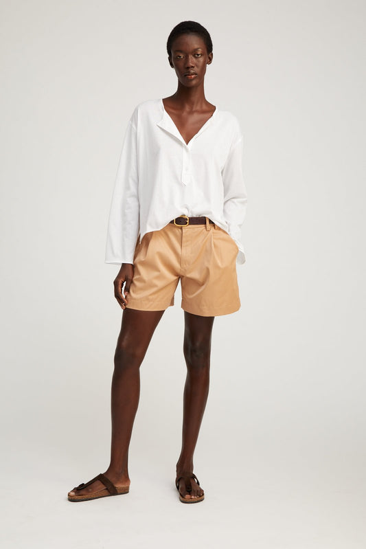 PRE ORDER - Deep Pleat Trouser Shorts - thegreatputonmvPRE ORDER - Deep Pleat Trouser ShortsPRE ORDER - Deep Pleat Trouser ShortsPRE ORDER - Deep Pleat Trouser ShortsShortsSPRWMNthegreatputonmvSHO014SATN -1PRE ORDER - Deep Pleat Trouser ShortsPeachS46933020